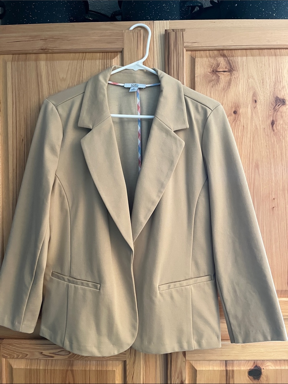 croft & barrow Camel Tan Women's Blazer